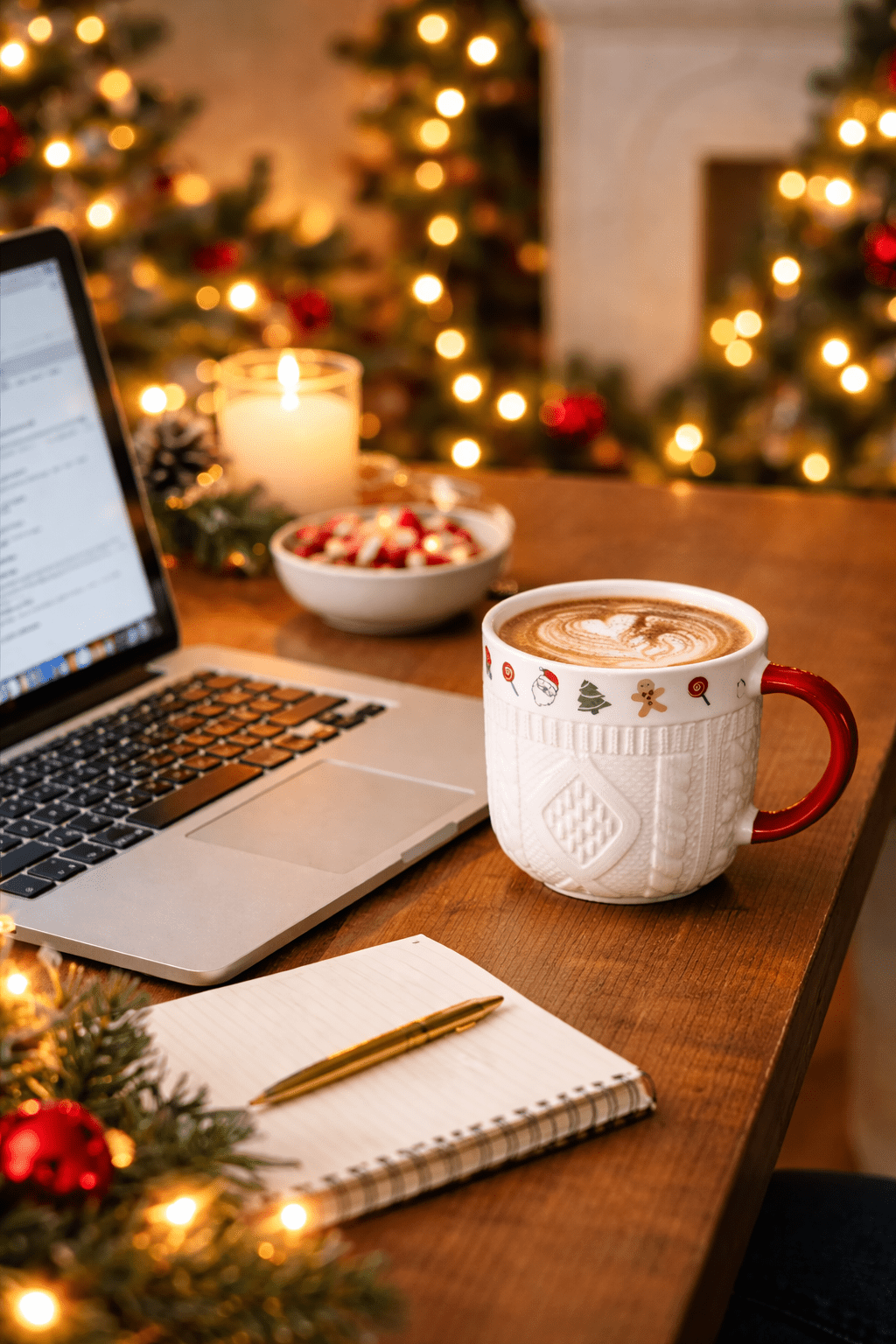 Cozy Sweater Christmas Mug | Ceramic Holiday Coffee Mug | Single or Set of 2