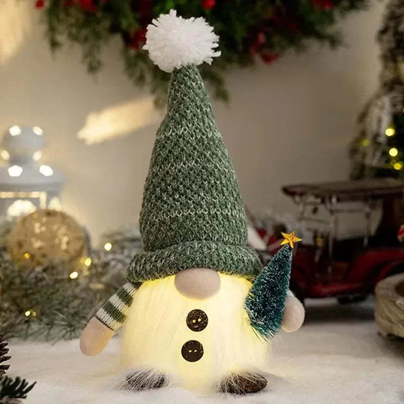Glowing Christmas Gnome | LED Light-Up Holiday Decoration | 30cm & 45cm