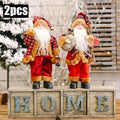 Christmas Plush Santa & Character Dolls | 30cm Holiday Decor | Single or Set