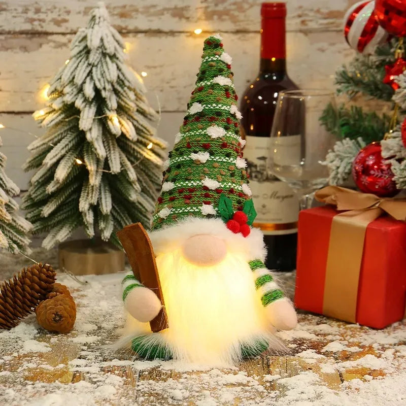 Glowing Christmas Gnome | LED Light-Up Holiday Decoration | 30cm & 45cm