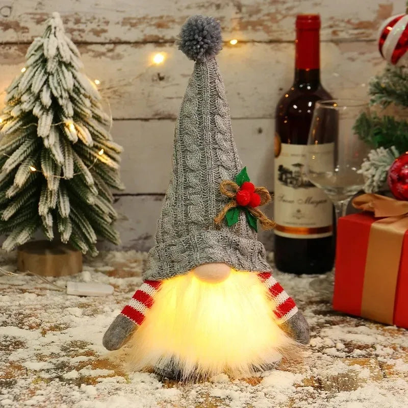 Glowing Christmas Gnome | LED Light-Up Holiday Decoration | 30cm & 45cm