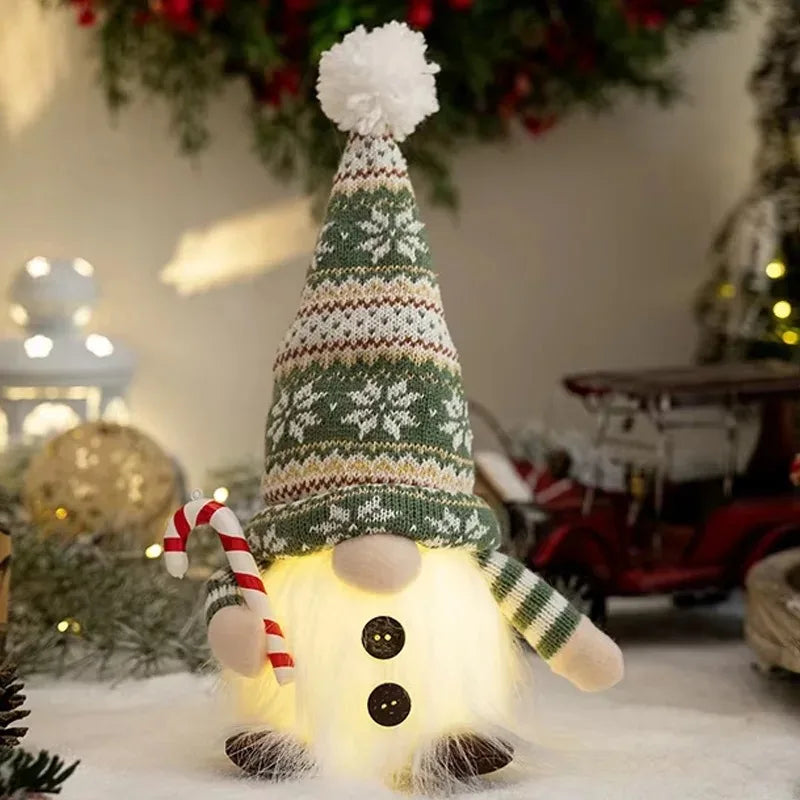 Glowing Christmas Gnome | LED Light-Up Holiday Decoration | 30cm & 45cm