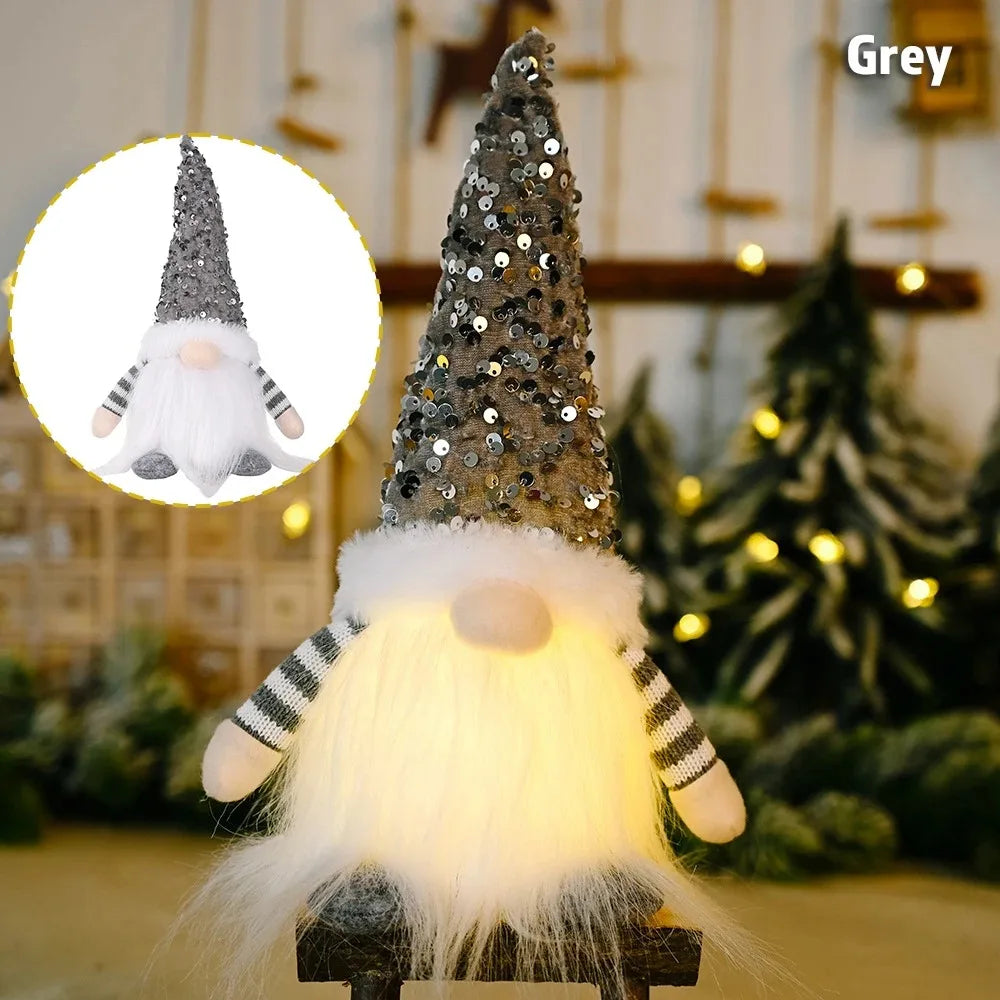 Glowing Christmas Gnome | LED Light-Up Holiday Decoration | 30cm & 45cm