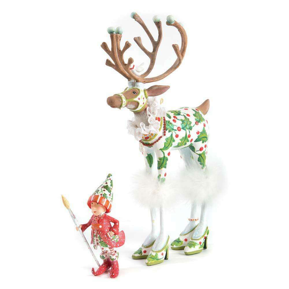 Dash Away Vixen's Painter Elf Ornament by Patience Brewster — Retired