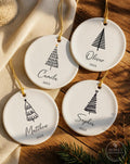 Personalized Christmas Name Ornament | Custom Ceramic | 2026