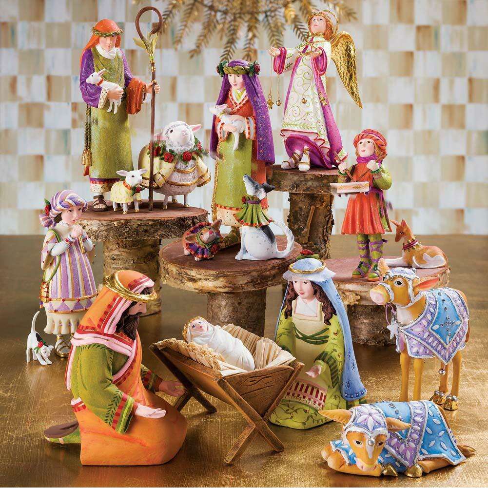 Nativity Holy Family Figures by Patience Brewster | MacKenzie-Childs