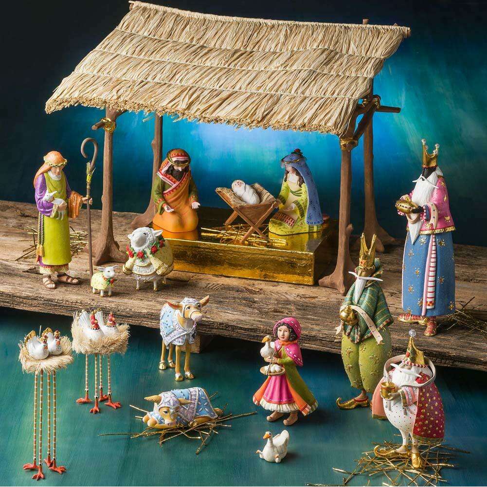 Nativity Holy Family Figures by Patience Brewster | MacKenzie-Childs