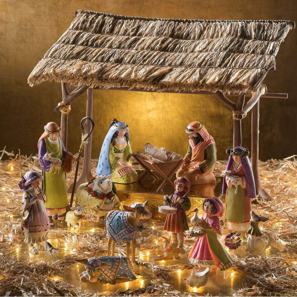 Nativity Holy Family Figures by Patience Brewster | MacKenzie-Childs