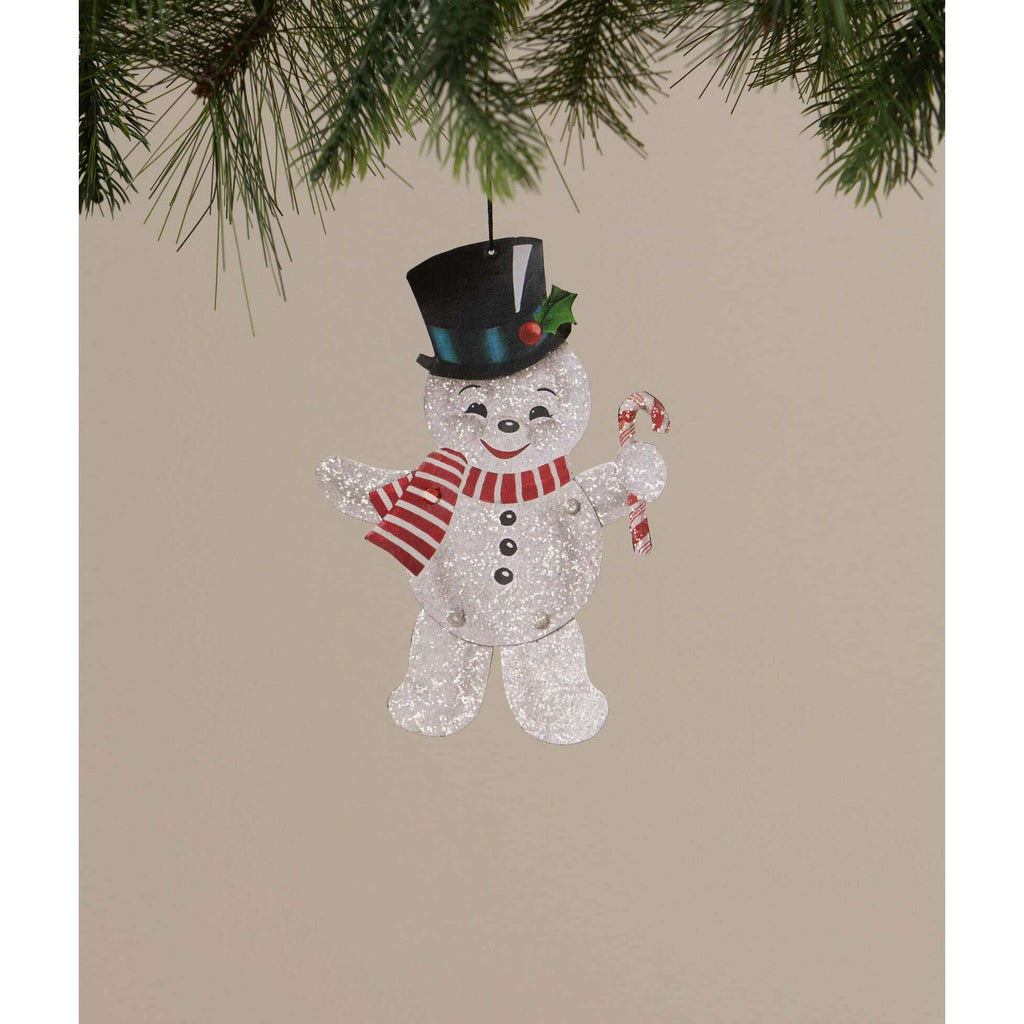 Retro Rockin' Snowman Ornament by Bethany Lowe