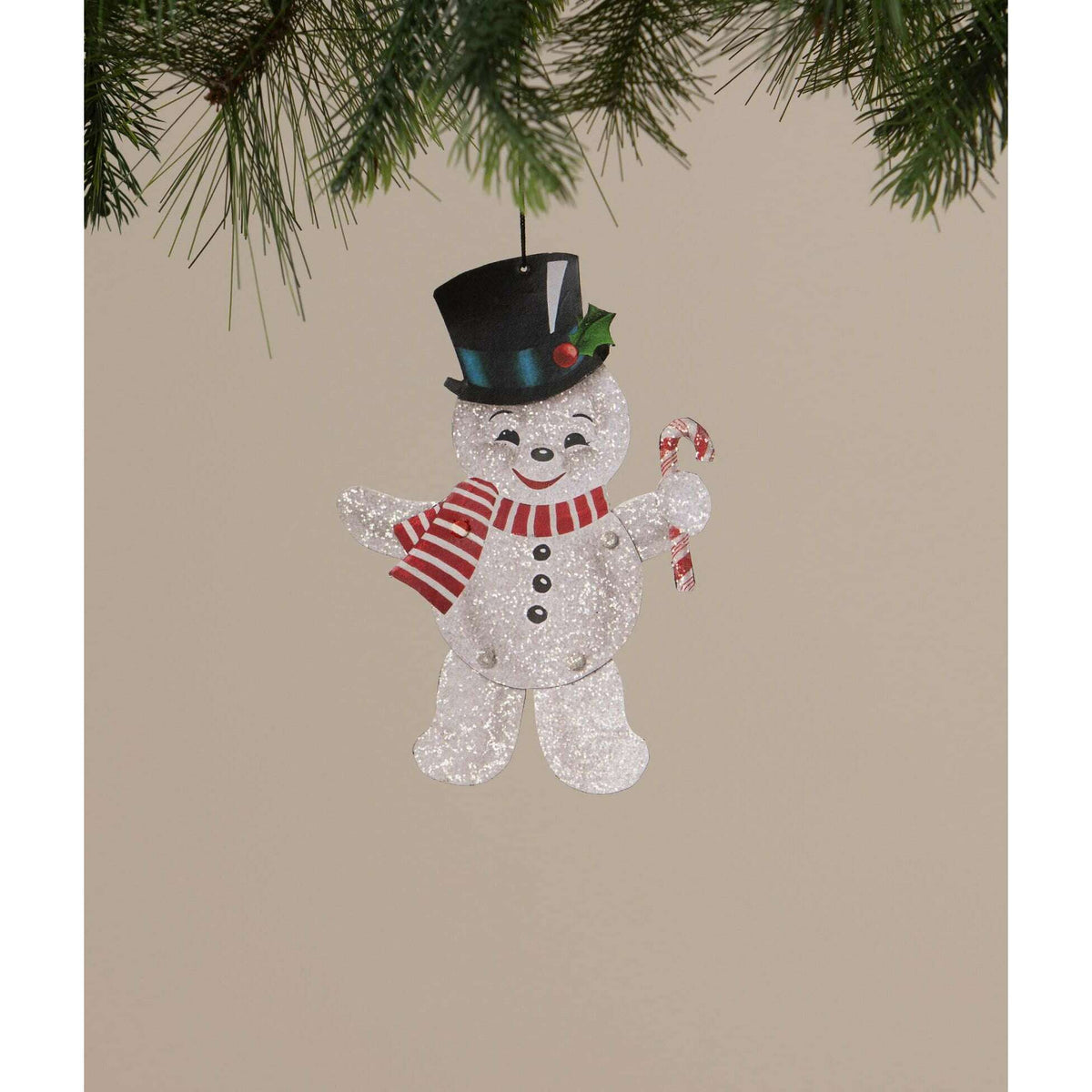 Retro Rockin' Snowman Ornament by Bethany Lowe