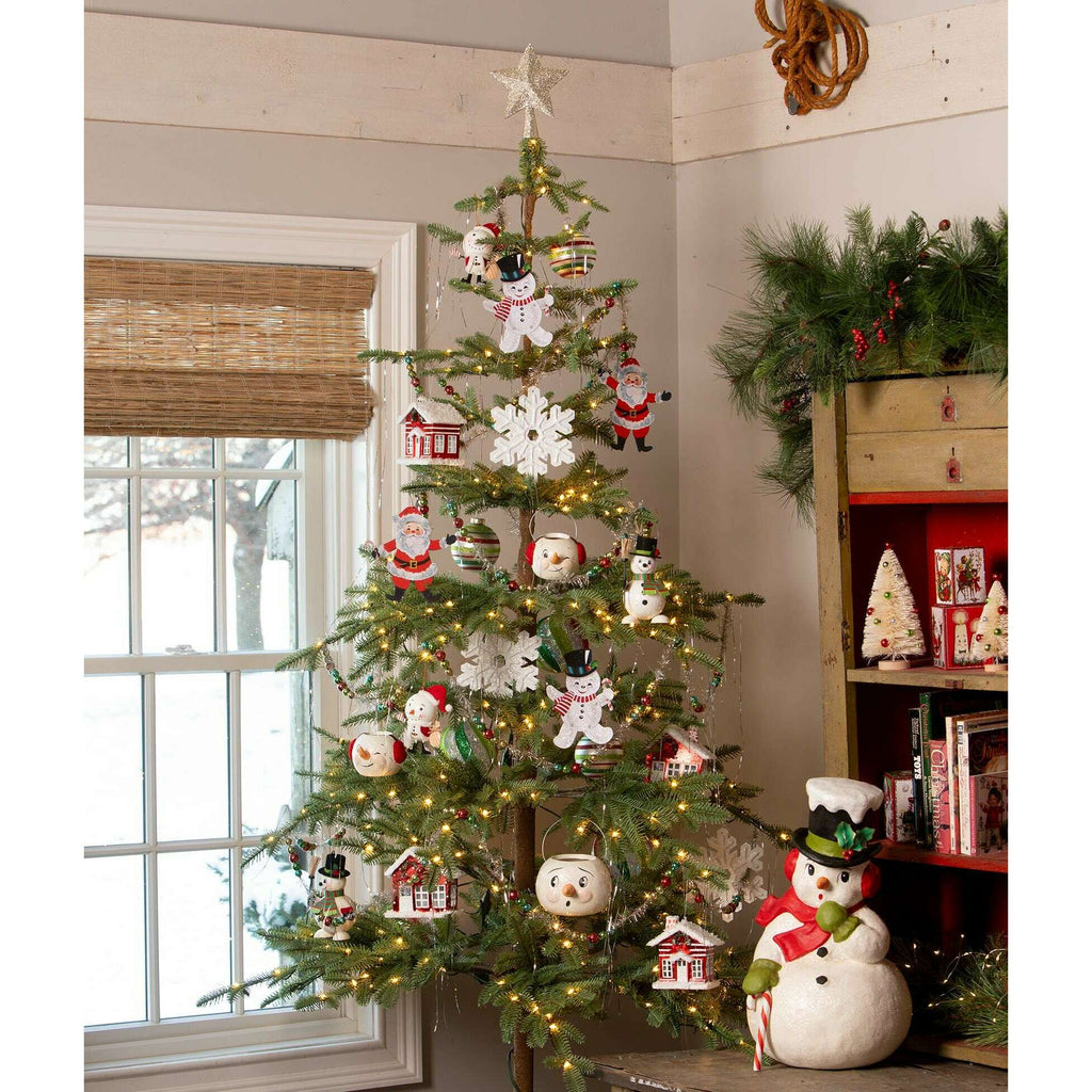 Retro Rockin' Snowman Ornament by Bethany Lowe